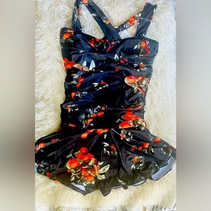 Brand New Summer Mae One Piece With Skirt Size L